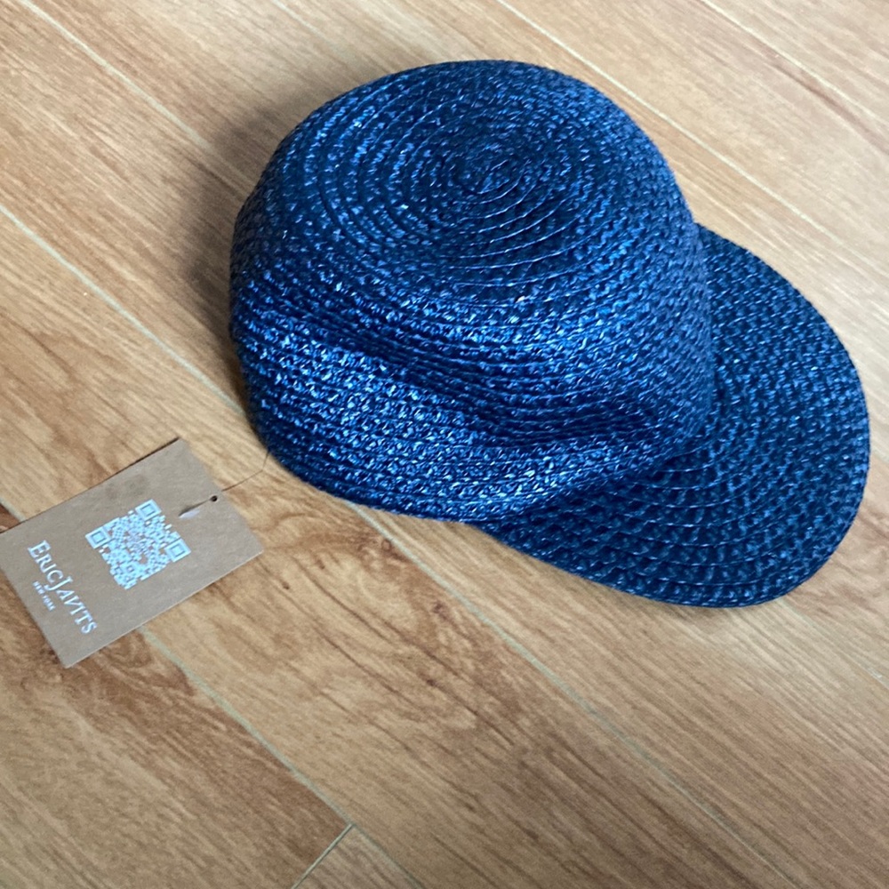 Eric Javits blue sun hat. Size XL. excellent condition.